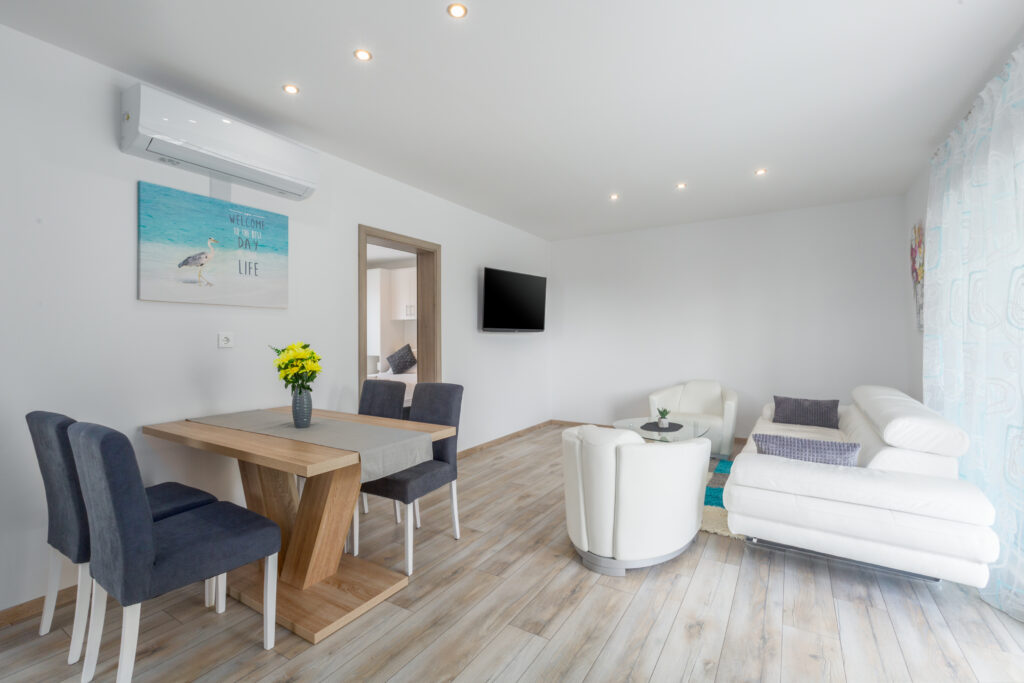 Living space of our villa.